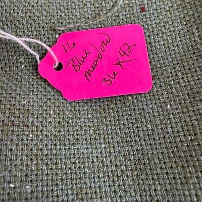 Heatherfield Blue Meadow 16 count stitch fabric 36 X 42 inch cut