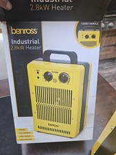 2.8KW 2800W Industrial Fan Heater Workshop Factory Garage Thermostate Heat IPX4