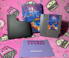 Nintendo Tetris (Nintendo NES, 1989) CIB w/ Manual & Dust Sleeve NTSC-U/C