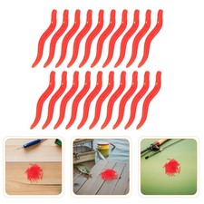 500 Pcs Soft Lifelike Fishing Worms Silicone Baits for Freshwater Bass