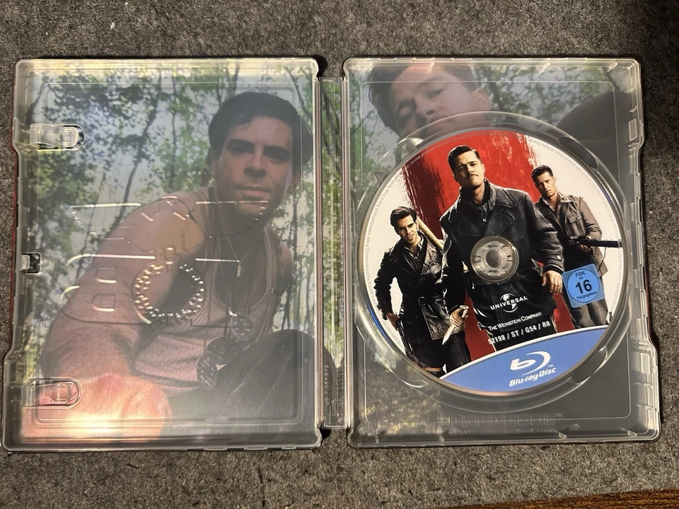 Inglourious Basterds Blu-Ray Embossed Steelbook German Import  - Image 3 of 3