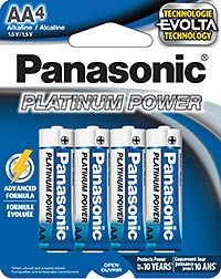 Батарейки Panasonic Alkaline Platinum Power AA - 4 штуки для длительного использования