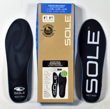 Sole Shoe Insoles Active Thick w/ Met Pad A2-MT-11 Men Size 11 Women 13 NEW Open
