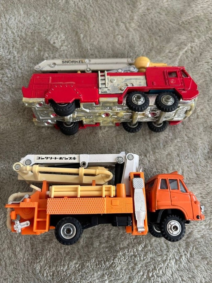 Miniature Camion Toupie Béton Shinsei – Mitsubishi Fuso – 1/64 – Japon – Occasion