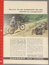 Zündapp KS100 Gelände   Werbeanzeige ca. DIN A5   1964  (06061782)