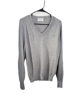 Christian Dior made in Usa grey vintage sweater dior emblem front size medium