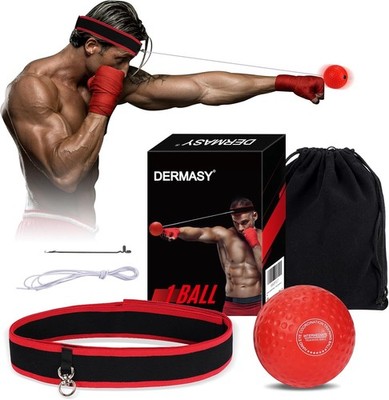 Upgraded Boxing Reflex Ball, Boxing Training Ball with Headband Perfect for Reac