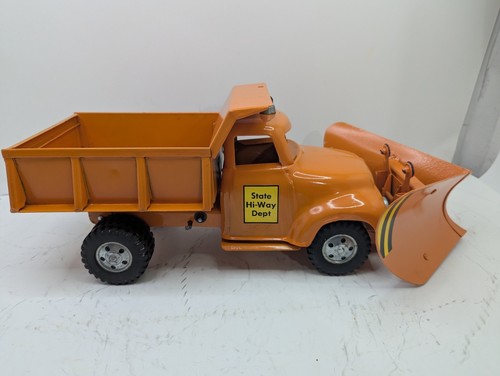 1956 Tonka State Hi-way Department Dump Truck With V Plow - Picture 3 of 8