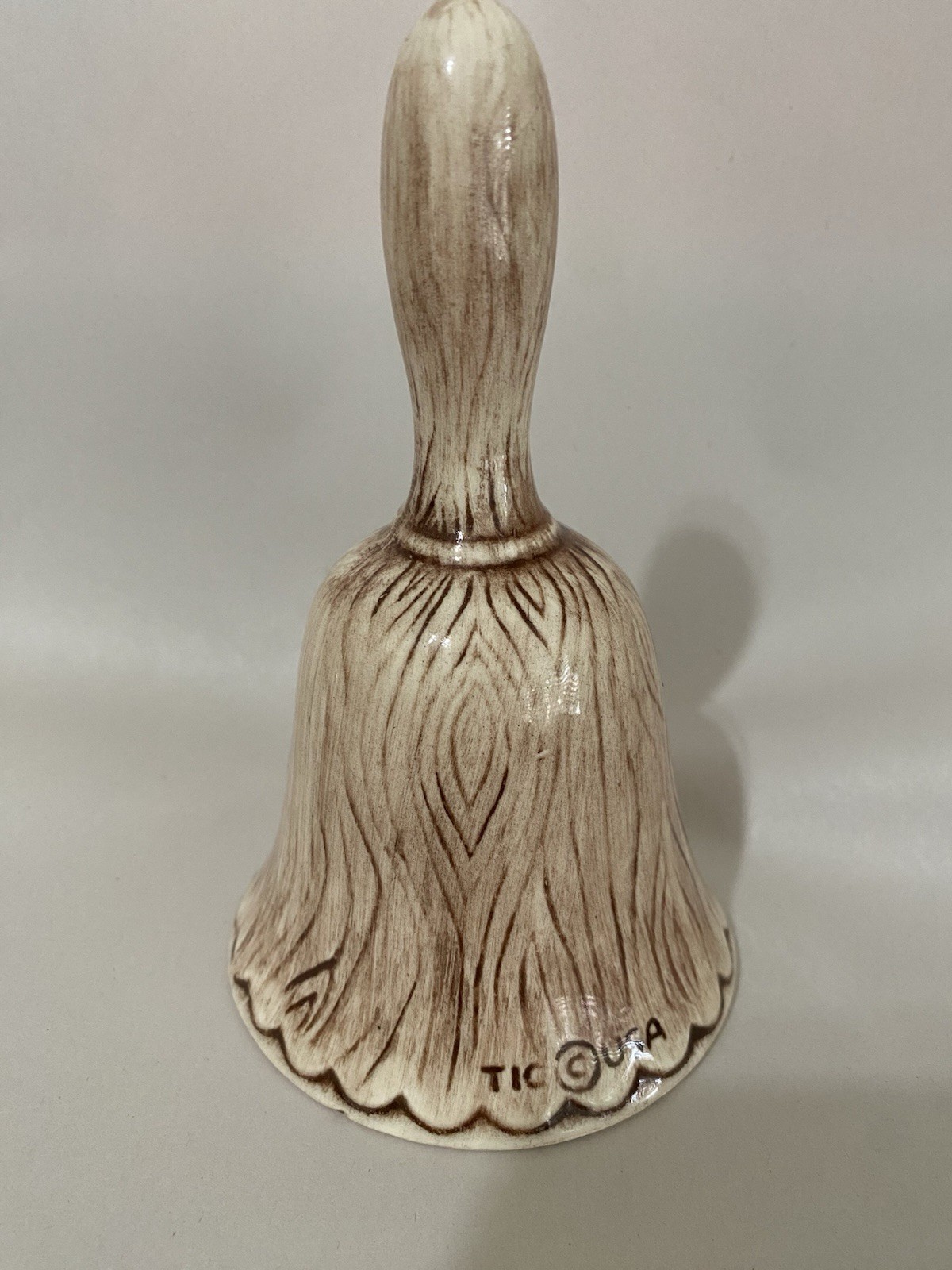 Treasure Craft USA Vintage MCM Ceramic Dole Kids Hawaii Collectible Bell