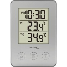 Technoline WS9175 Temperaturstation Silber Uhr
