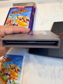 Disney's DuckTales (Nintendo NES, 1989) gioco completo, istruzioni, scatola