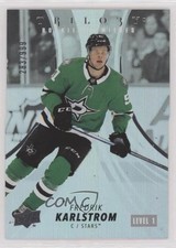 2022 Upper Deck Trilogy Rookie Premieres 283/999 Level 1 Fredrik Karlstrom 19r4