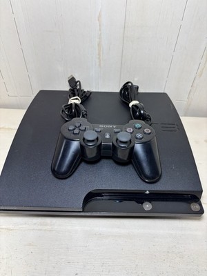 Sony PlayStation 3 PS3 Slim CECH-2001A W/OEM Controller Tested Working