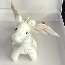 Magic Ty The Dragon Beanie Baby Toy Style 4088 Rare Medium Pink Stitching NWT