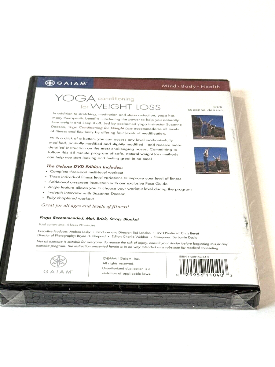 GAIAM Yoga Conditioning for Weight Loss DVD Beginner Senior