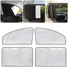 4PCS Magnetic Car Curtains Car Sun Shade UV Protection Car Window Sunshade Cover