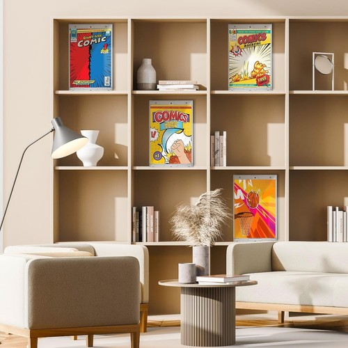 Versatile Wall-Mount Comic Book Display Cases - Protects & Showcases (8-Pack) - Picture 7 of 8