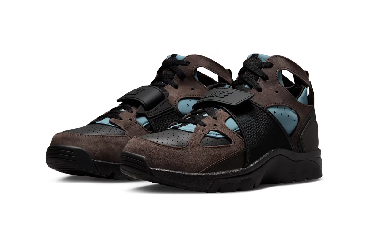 IB0497-001] Nike Men Air Trainer Huarache Baroque Brown Smokey