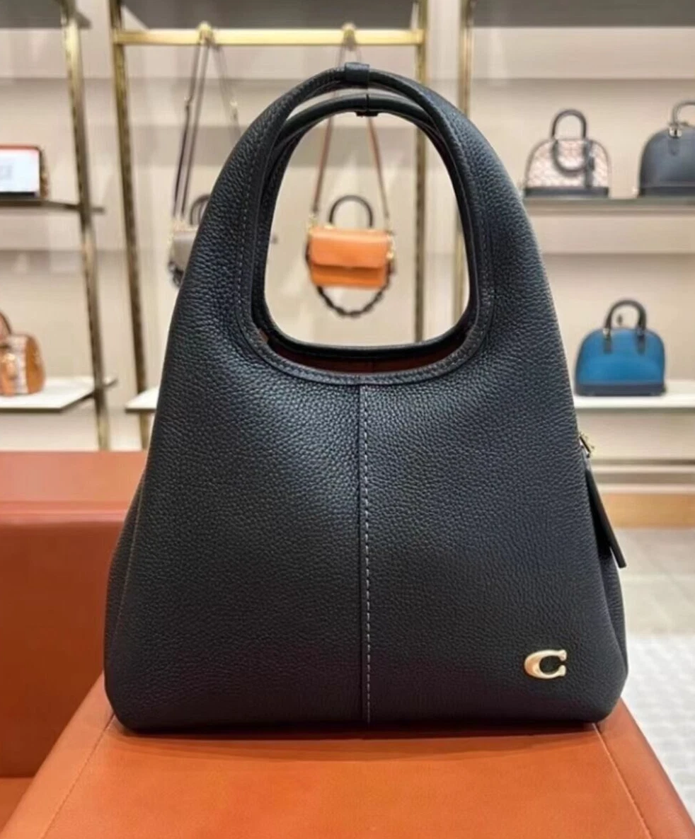 COACH CM545 LANA 23 Polished pebble Leather 2way Shoulder Bag 