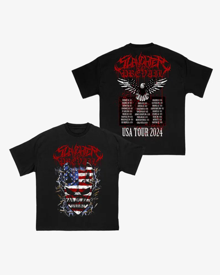 Official Slaughter to Prevail USA Tour 2025 T-Shirt