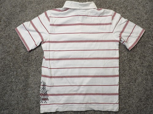 Vintage Tony Hawk Brand Shirt Boys Sz LG 14/16 Skater Skateboard Y2K Stripe Polo - Picture 7 of 10