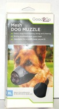 Good to go Dog Muzzle, Adjustable Soft Mesh, Size X-Large New
