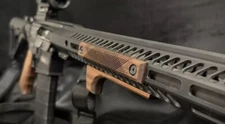 Hard Wood Rail Cover for M-Lok and KeyMod Rail, Walnut, Hand Crafted, Mlok