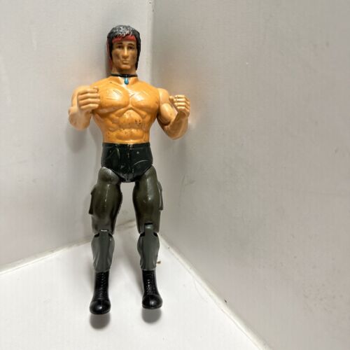 1985 Rambo Action Figure 7” Coleco Anabasis Force of Freedom Sylvester Stallone - Picture 1 of 8