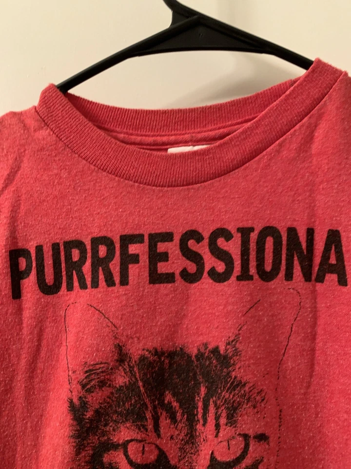 Camiseta Gráfica Niños Cuello Redondo Divertido Gato "FURTÓGRAFO PROFESIONAL" Talla M Foto 3 de 4