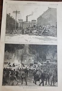 {#2223} "THE CINCINATTI RIOTS"(1884) HARPER'S