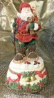 St Nicholas Square Porcelain Christmas Santa Wind-Up Musical Figurine - 1995 — photo 4