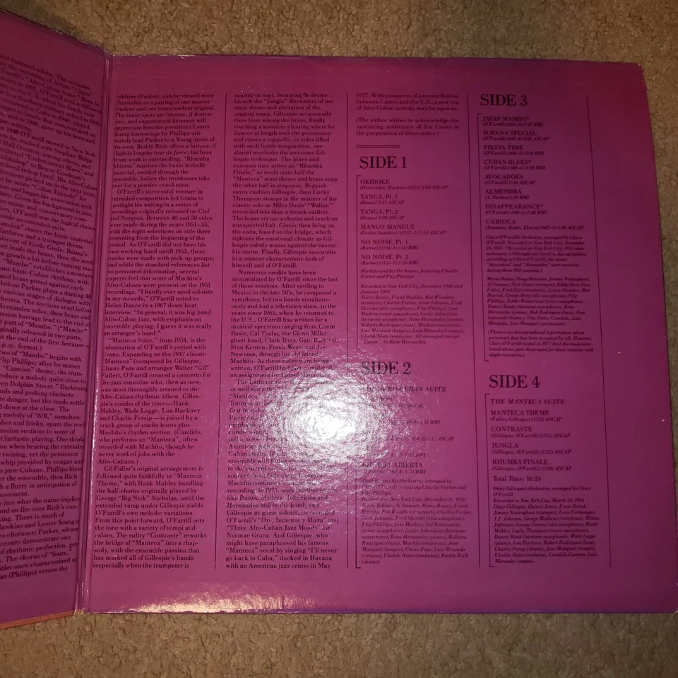 MACHITO O’FARRILL CHARLIE PARKER DIZZY GILLESPIE AFRO-CUBAN JAZZ VERVE '77 2 lp! Foto 2 de 4