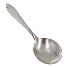 Antique 1926 Rogers IS ARGOSY Straight Handle Baby Spoon 4 1/8" Silverplate