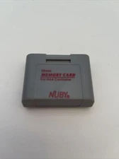 Nuby Brand 256KB N64 Controller Memory Card Unbranded Memory Card - TESTED