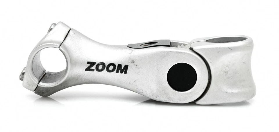 Zoom TDS-80 Adjustable Alloy Road Bike Stem 25.4 x 120mm 1 1/8" -10º 40º Silver - Image 3 of 4
