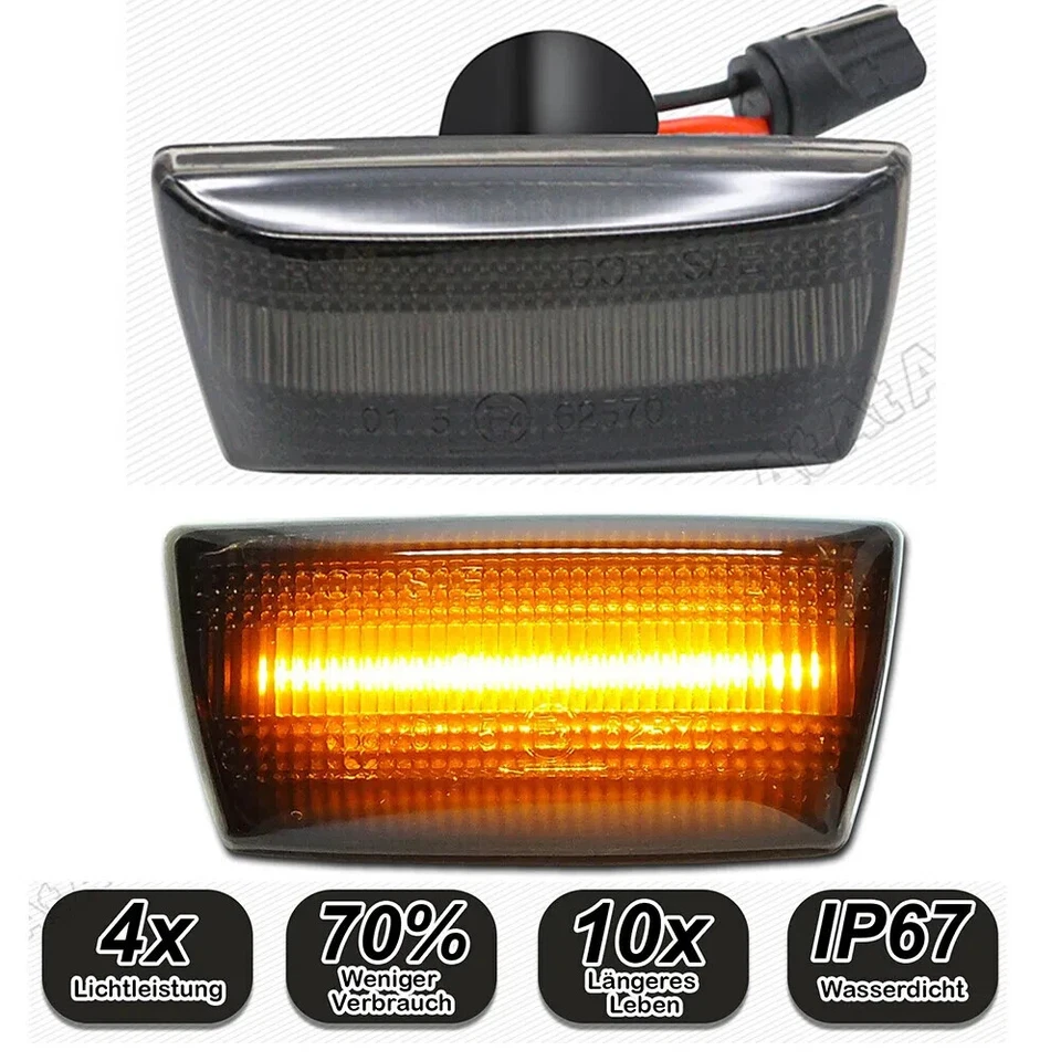 Led Seitenblinker für OPEL Adam Insignia A Meriva B Zafira B Astra J H Corsa D E - Bild 2 von 4