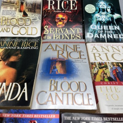 Anne Rice Vampire Horror Books - Build Your Own Bundle Lot - Buy More and Save!