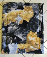 Large Refillable Fleece Cat Kitty Catnip Pad Mat Toy Organic Cat Nip Handmade
