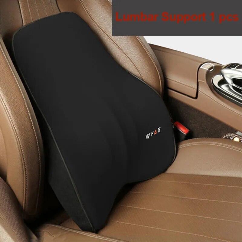 Car Driver Pillow Lumbar Support Back Cushion Car Seat Neck Pillow Auto