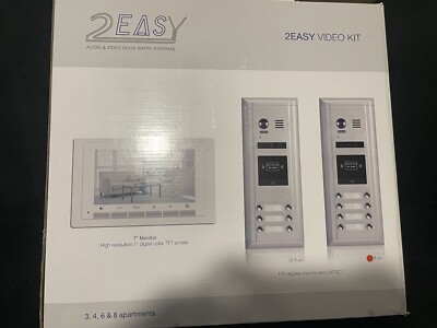 2Easy Video Intercom System 1365-N Video Doorbell System DK1781S/ID - 8 Apart...
