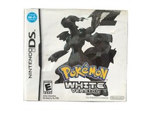 Pokemon White Version Case and Manual No Game DS 