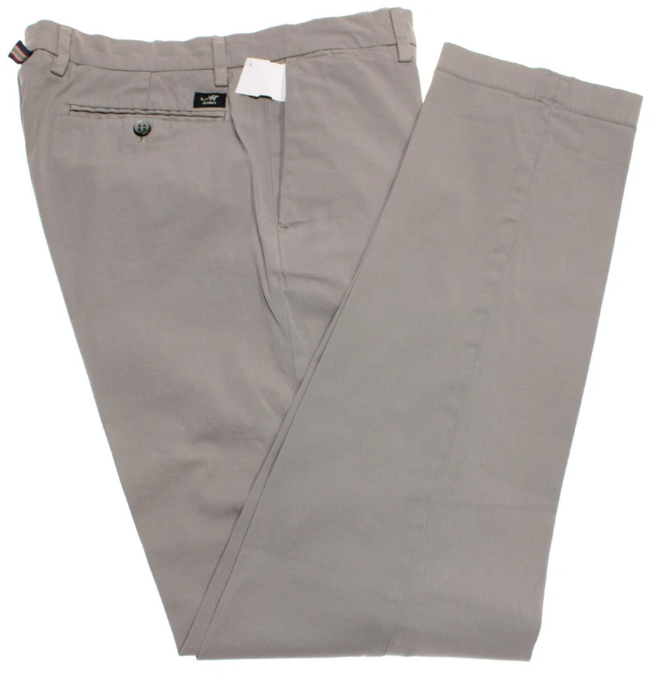Pantalones chinos/casuales Mason's nuevos sin etiquetas talla 50 (34 EE. UU.) Nueva York en mezcla de algodón gris Foto 2 de 4