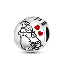 MULA Original Bester Freund Hund DIY Charm CZ Für Frauen Armband 925 Versilbert