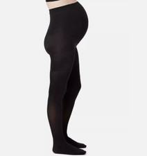 Women's Spanx Mama Maternity Mid Thigh Shaping Tights Very Black Size B  1814