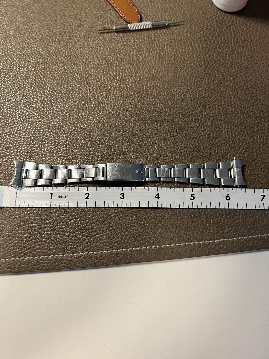 Rolex 7835 19mm Stainless Steel Watch Bracelet 357 End Links Rolex 7835 19mm Stainless Steel Watch Bracelet 357 End Links