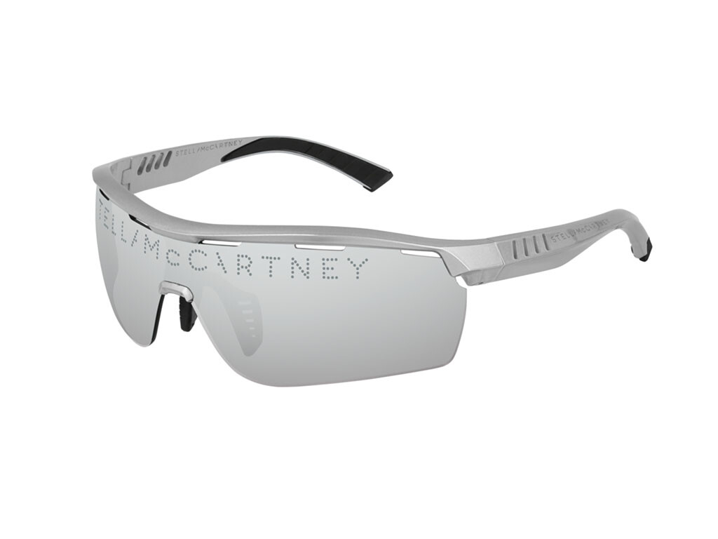 Sunglasses Stella Mccartney SC0152S Silver Mirrored 011  display picture 1