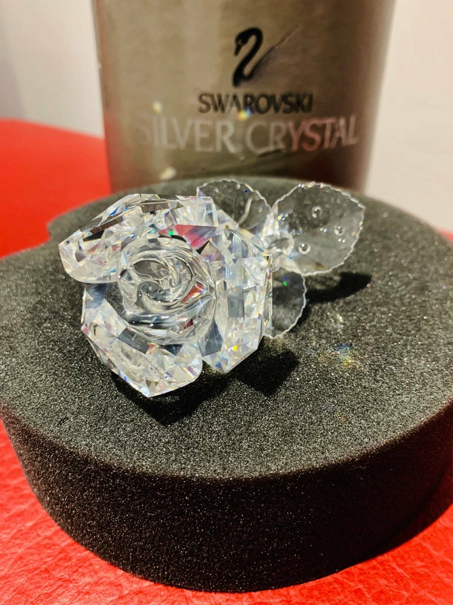 Swarovski Silver Crystal The Rose 174956 Retired 2007 MINT