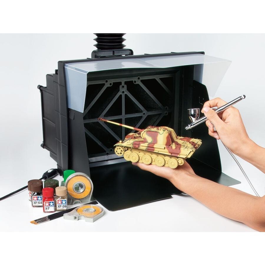 TAMIYA Airbrush System No.8 Painting Booth II Single Fan Paint