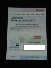Discovering Microsoft Word 2000 Guide