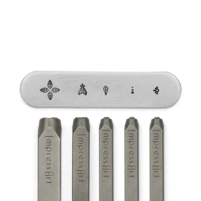 Mandala Series 5 Design Metal Stamping Pack, ImpressArt Embellishment Pattern